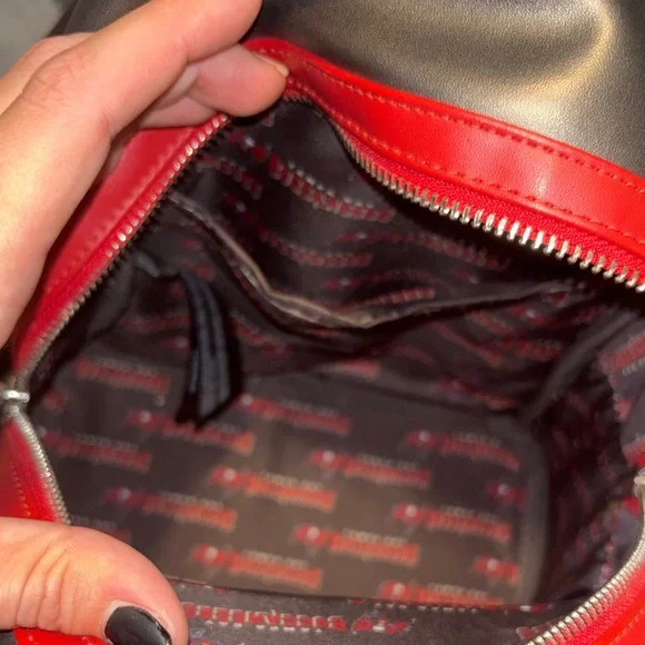 NWOT Loungefly Red and Brown Buccaneers Backpack - Picture 10 of 11